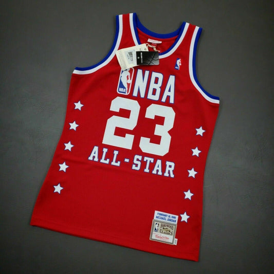 100% Authentic Michael Jordan Mitchell & Ness 1989 All Star Game Jersey Size 40