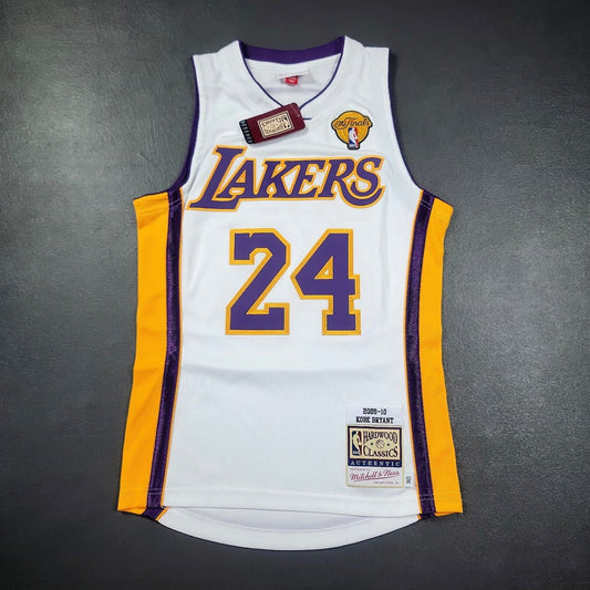 100% Authentic Kobe Bryant Mitchell Ness 09 10 Finals Lakers Jersey Size 36 S