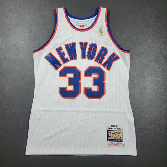 100% Authentic Patrick Ewing Mitchell & Ness 96 97 Knicks HWC Jersey Size 40 M
