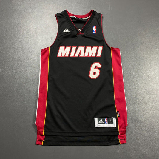 100% Authentic Lebron James Adidas Miami Heat Swingman Jersey Size S ( M ) Mens