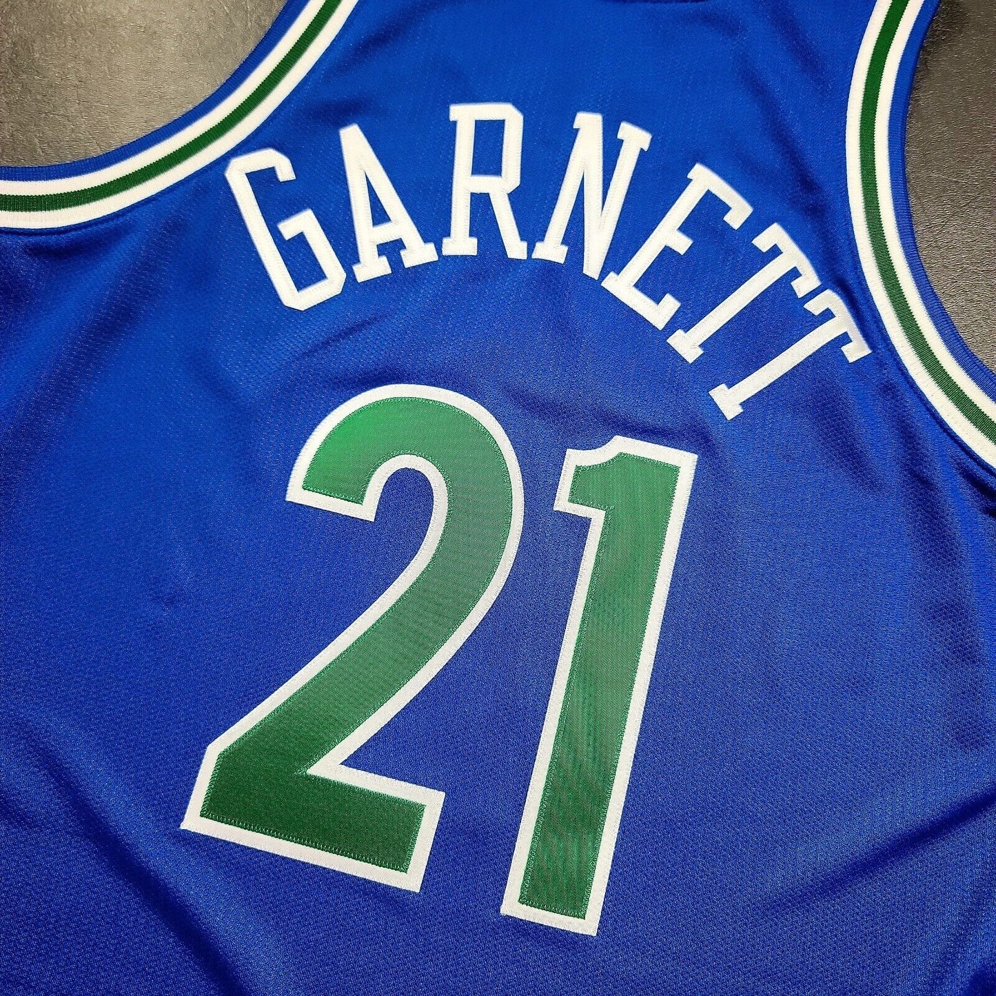 100% Authentic Kevin Garnett Mitchell Ness 95 96 Timberwolves Jersey Size 40 M