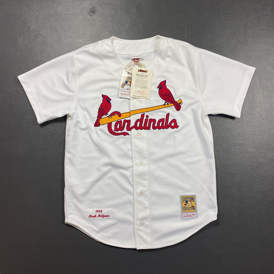 100% Authentic Mark McGwire Mitchell Ness 1998 Cardinals Jersey Size 44 L Mens