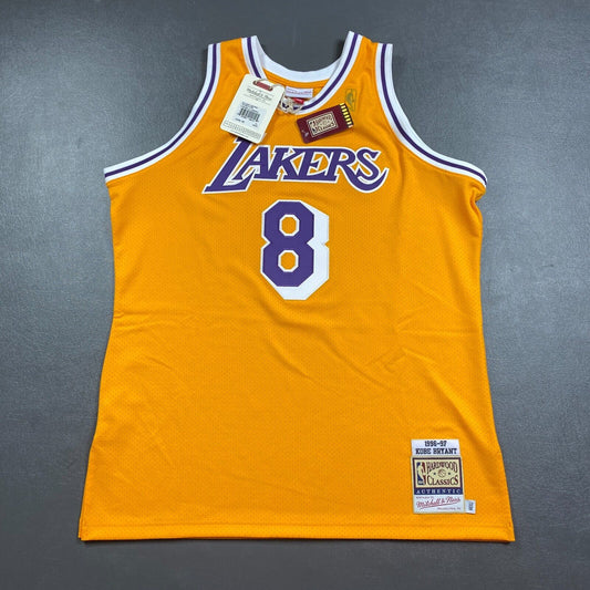 100% Authentic Kobe Bryant Mitchell Ness 96 97 Rookie Lakers Jersey Size 48 XL