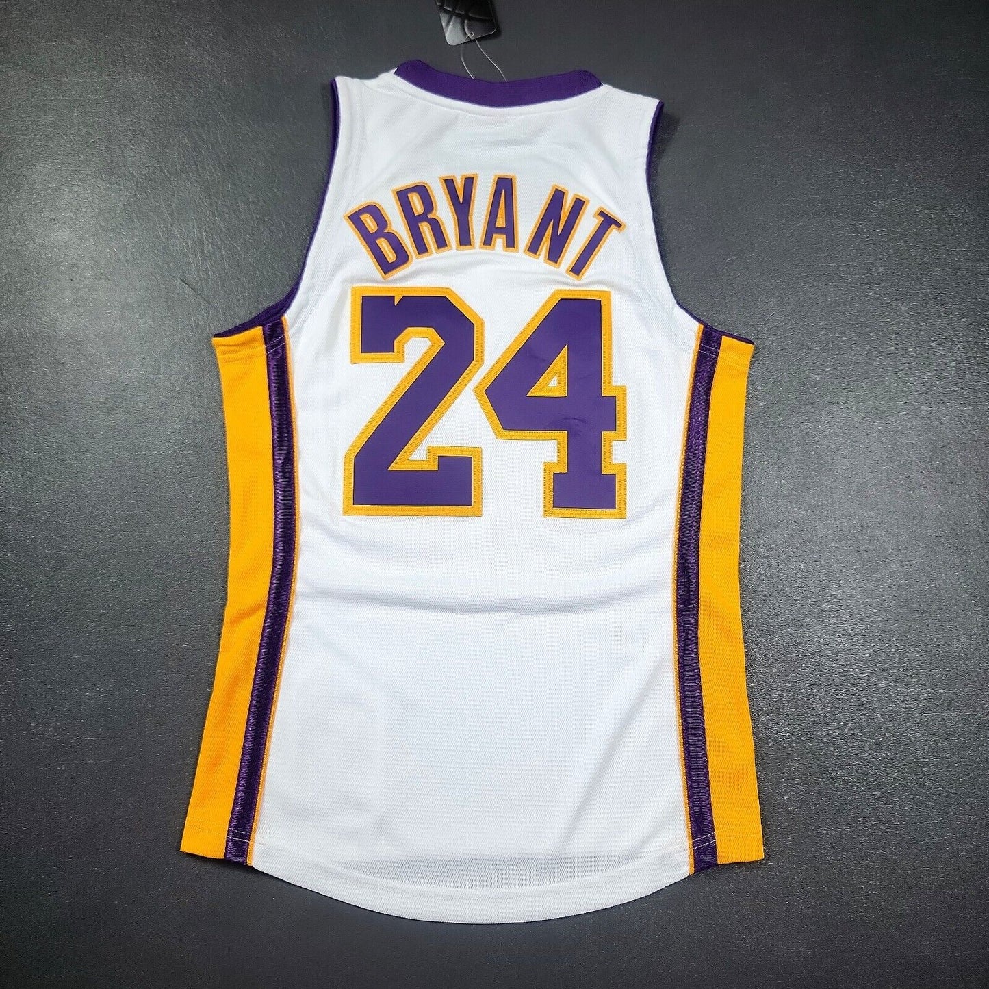 100% Authentic Kobe Bryant Mitchell Ness 09 10 Finals Lakers Jersey Size 36 S