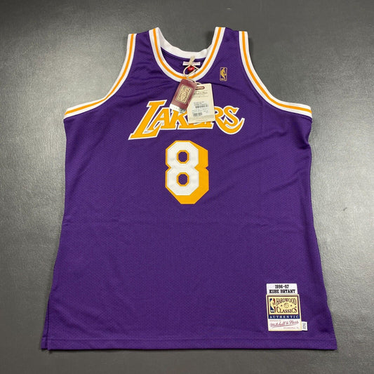 100% Authentic Kobe Bryant Mitchell Ness 96 97 Rookie Lakers Jersey Size 52 2XL