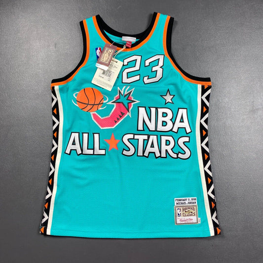 100% Authentic Michael Jordan Mitchell Ness 1996 All Star Game Jersey 44 L Mens