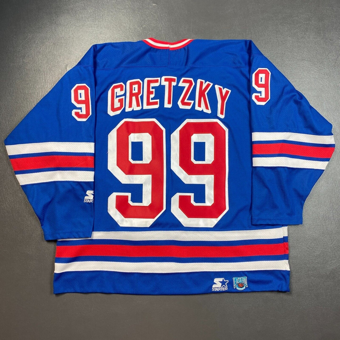 100% Authentic Wayne Gretzky Vintage Starter Rangers Jersey Size 2XL Stitched