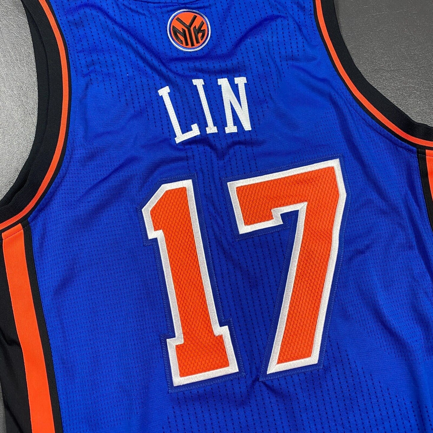 100% Authentic Jeremy Lin 2011 New York Knicks Pro Cut Jersey Size L+2" Mens