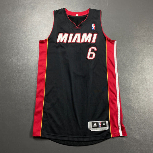100% Authentic Lebron James Adidas Revolution 30 Miami Heat Jersey Size M Mens