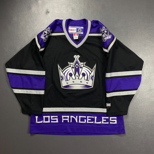 100% Authentic Los Angeles Kings Vintage CCM Jersey Size L Mens