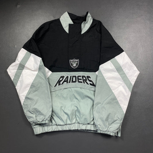 100% Authentic Las Vegas Raiders Vintage Starter Jacket Size 2XL Mens