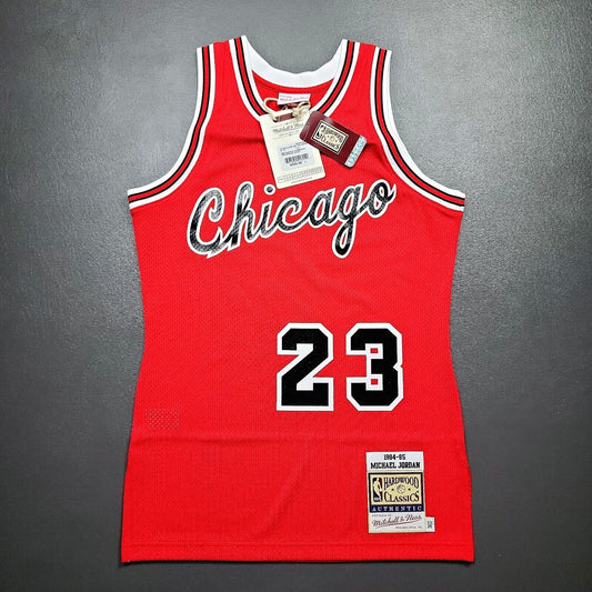 100% Authentic Michael Jordan Mitchell Ness 84 85 Bulls Jersey Size 36 S Mens