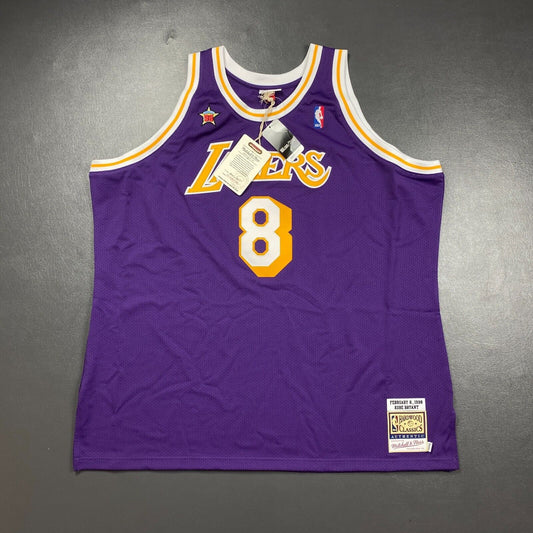 100% Authentic Kobe Bryant Mitchell Ness 1998 All Star Lakers Jersey Size 60 4XL
