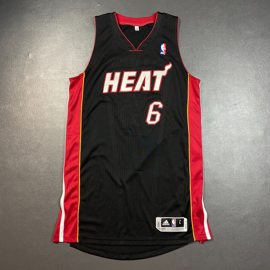 100% Authentic Lebron James Adidas Revolution 30 Miami Heat Jersey Size L Mens