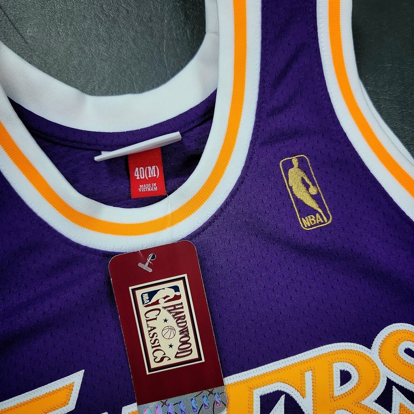 100% Authentic Kobe Bryant Mitchell Ness 96 97 Rookie Lakers Jersey Size 40 M
