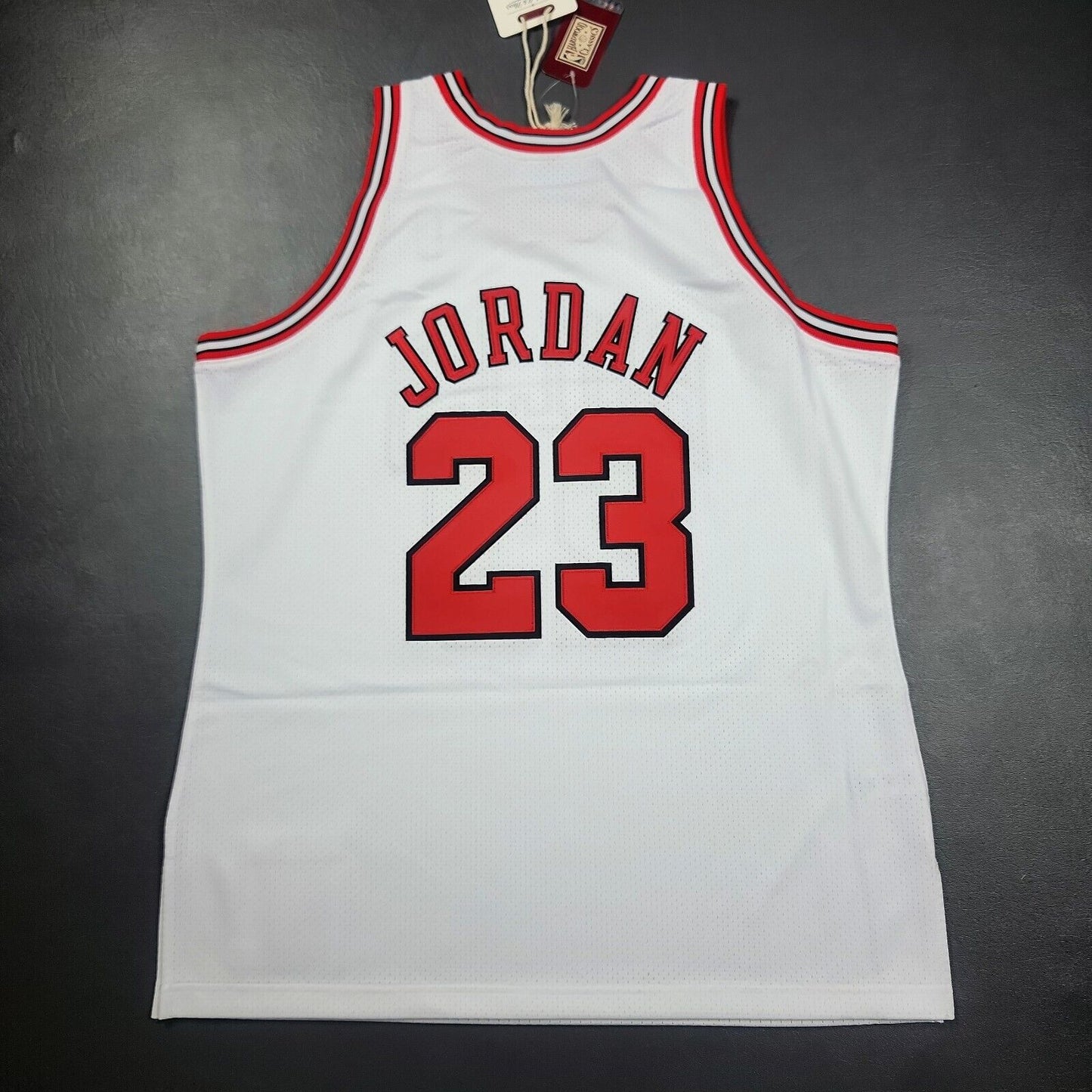 100% Authentic Michael Jordan Mitchell Ness 97 98 Bulls Jersey Size 48 XL Mens