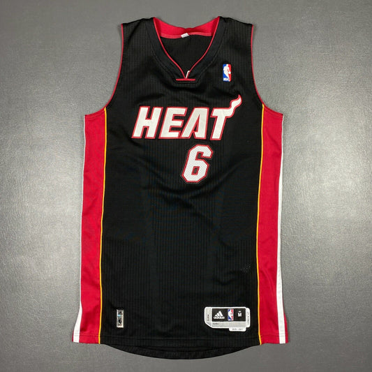 100% Authentic Lebron James Adidas Heat Jersey Size M 40 Mens - mesh # pro cut