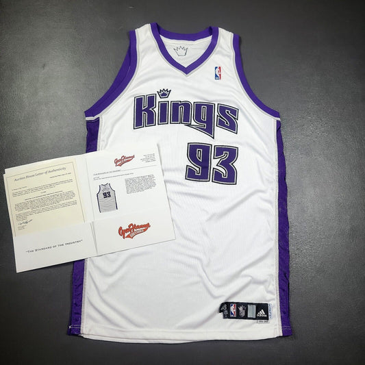 100% Authentic Ron Artest 06 07 Kings Signed Game Used Jersey Grey Flannel JSA