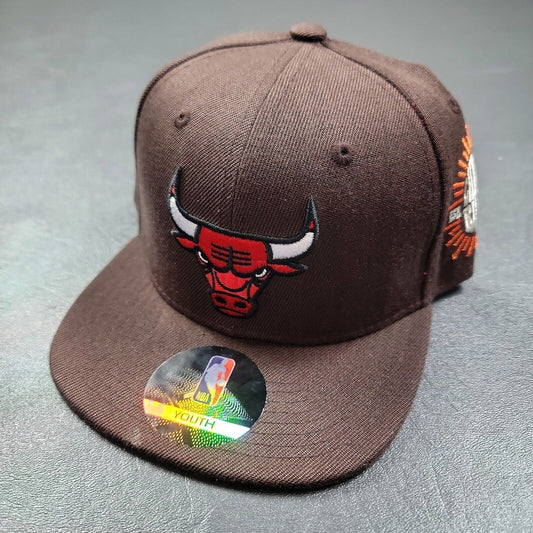 100% Authentic Chicago Bulls Keepin It Neutral Flatbrim Snapback Hat Cap Youth