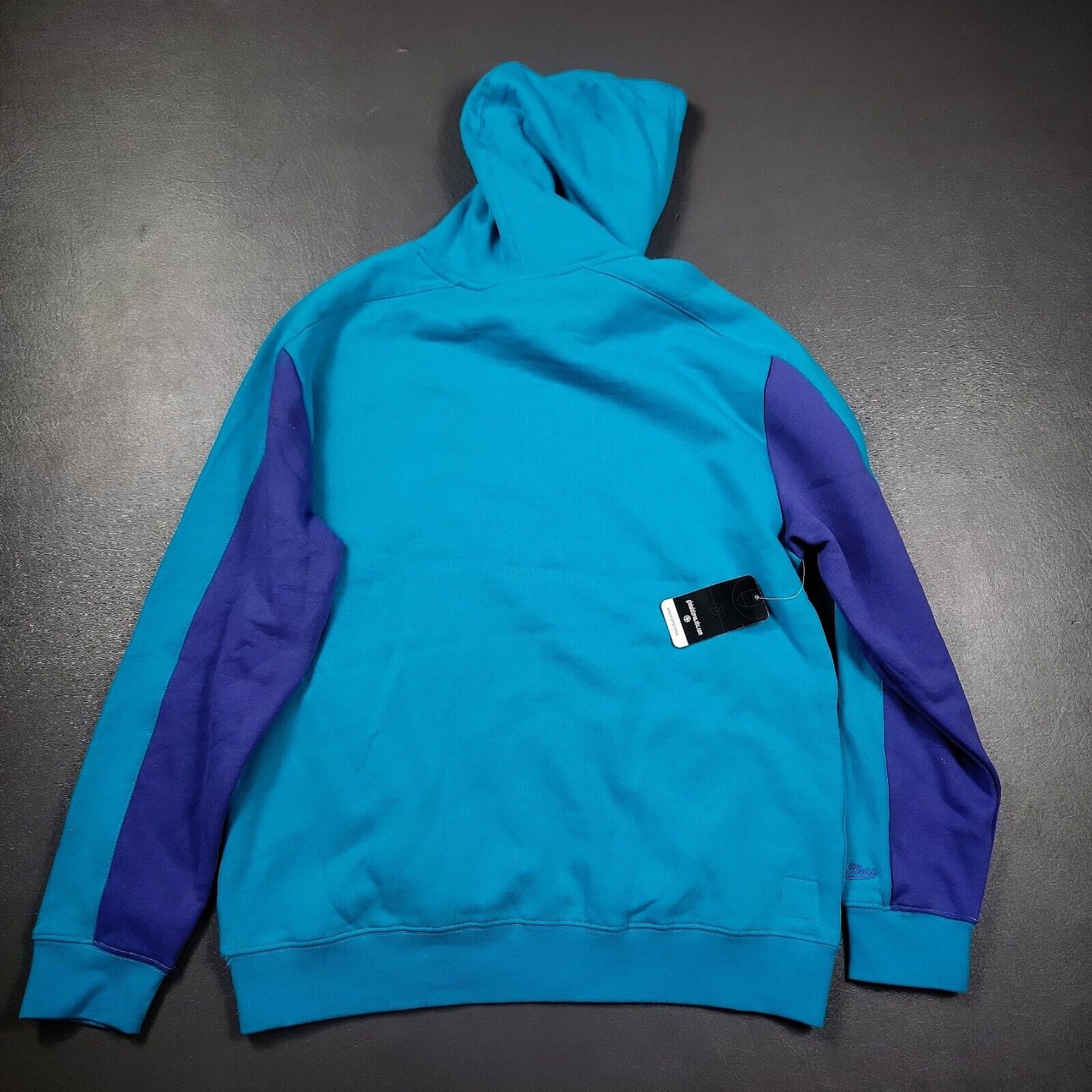 100% Authentic Charlotte Hornets Mitchell & Ness Hoodie Mens - lamelo ball