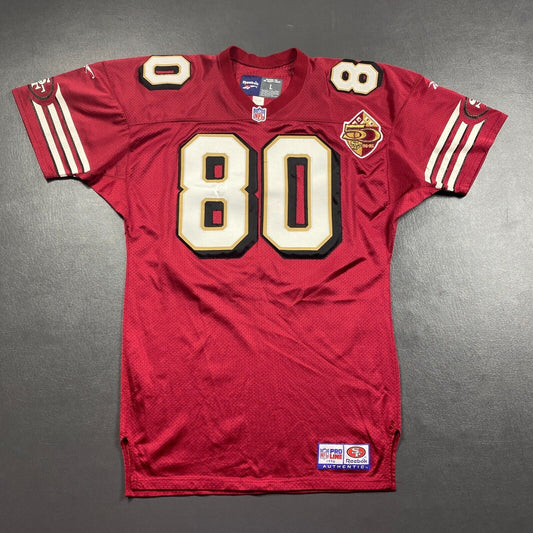 100% Authentic Jerry Rice Vintage Reebok 49ers Pro Line Jersey Size L 44 Mens