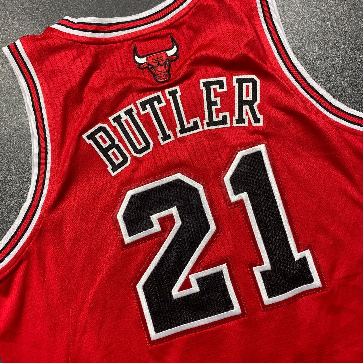 100% Authentic Jimmy Butler Adidas Rev 30 Bulls Jersey Size 3XL - Mesh # Pro Cut