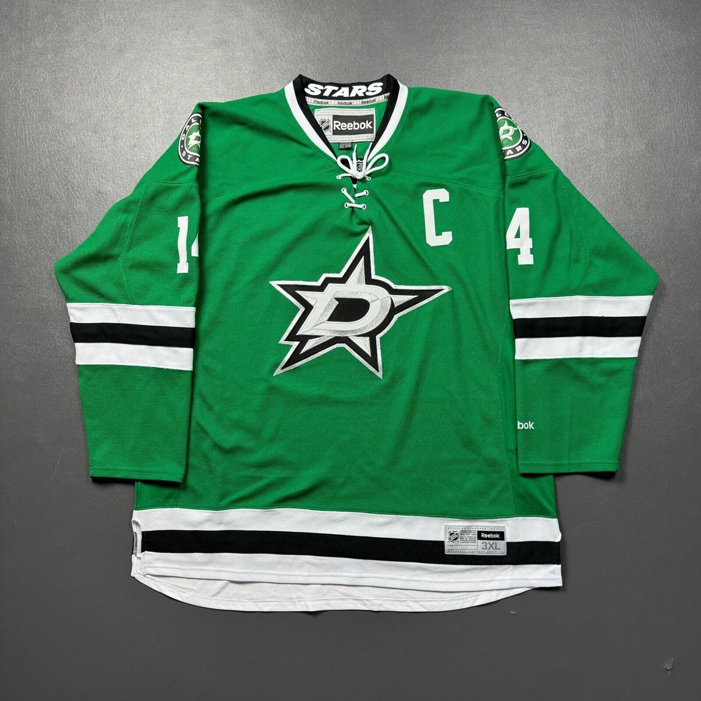 100% Authentic Jamie Benn Reebok Dallas Stars Jersey Size 3XL Mens