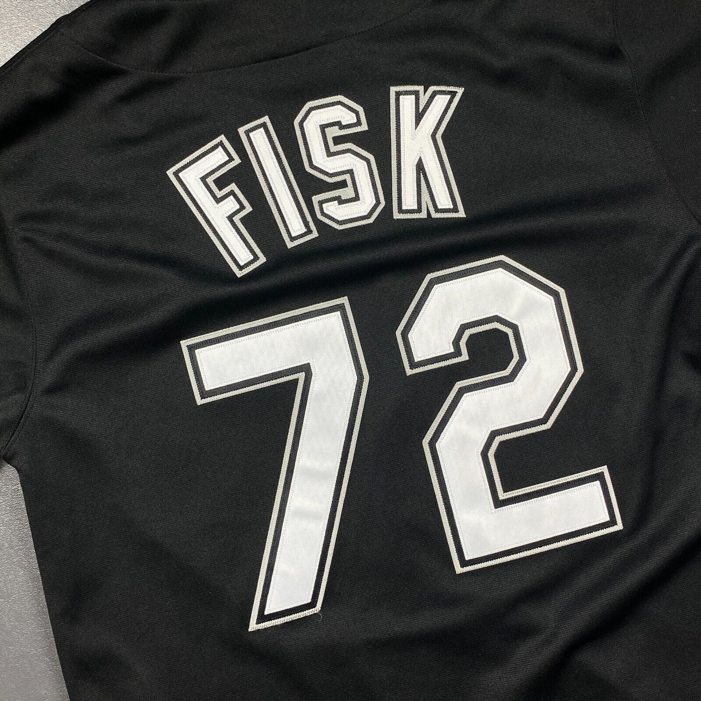 100% Authentic Carlton Fisk Mitchell & Ness 1993 Chicago White Sox Jersey 40 M