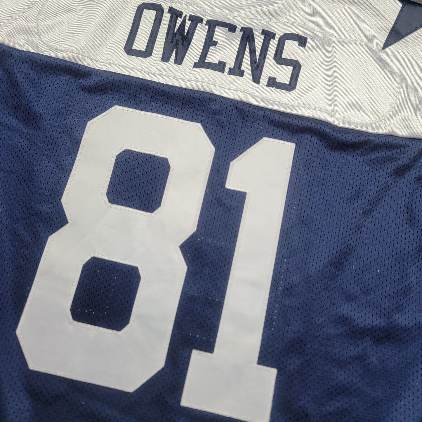 100% Authentic Terrell Owens Vintage Reebok Cowboys Jersey Mens Size 56 3XL Mens