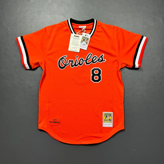 100% Authentic Cal Ripken Mitchell Ness 2001 Baltimore Orioles Jersey Size 44 L