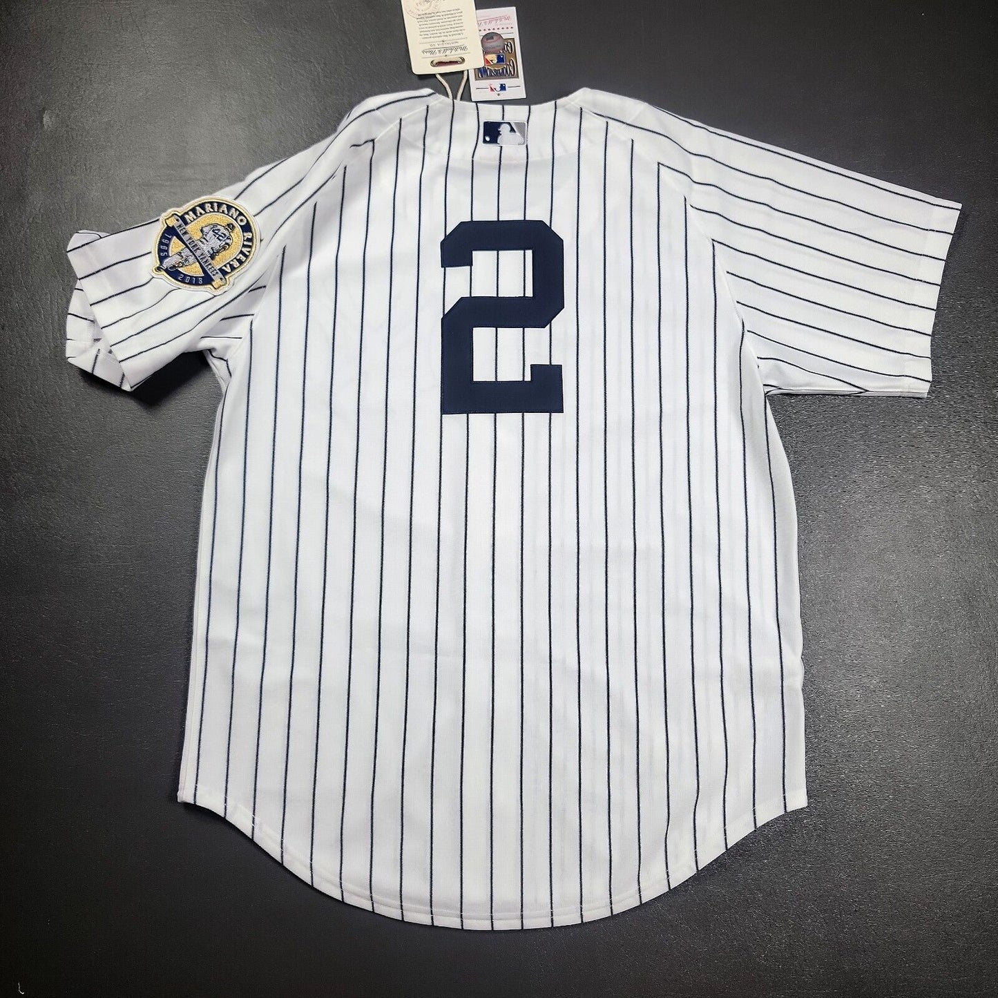 100% Authentic Derek Jeter Mitchell & Ness 2013 NY Yankees Jersey Size L 44 Mens