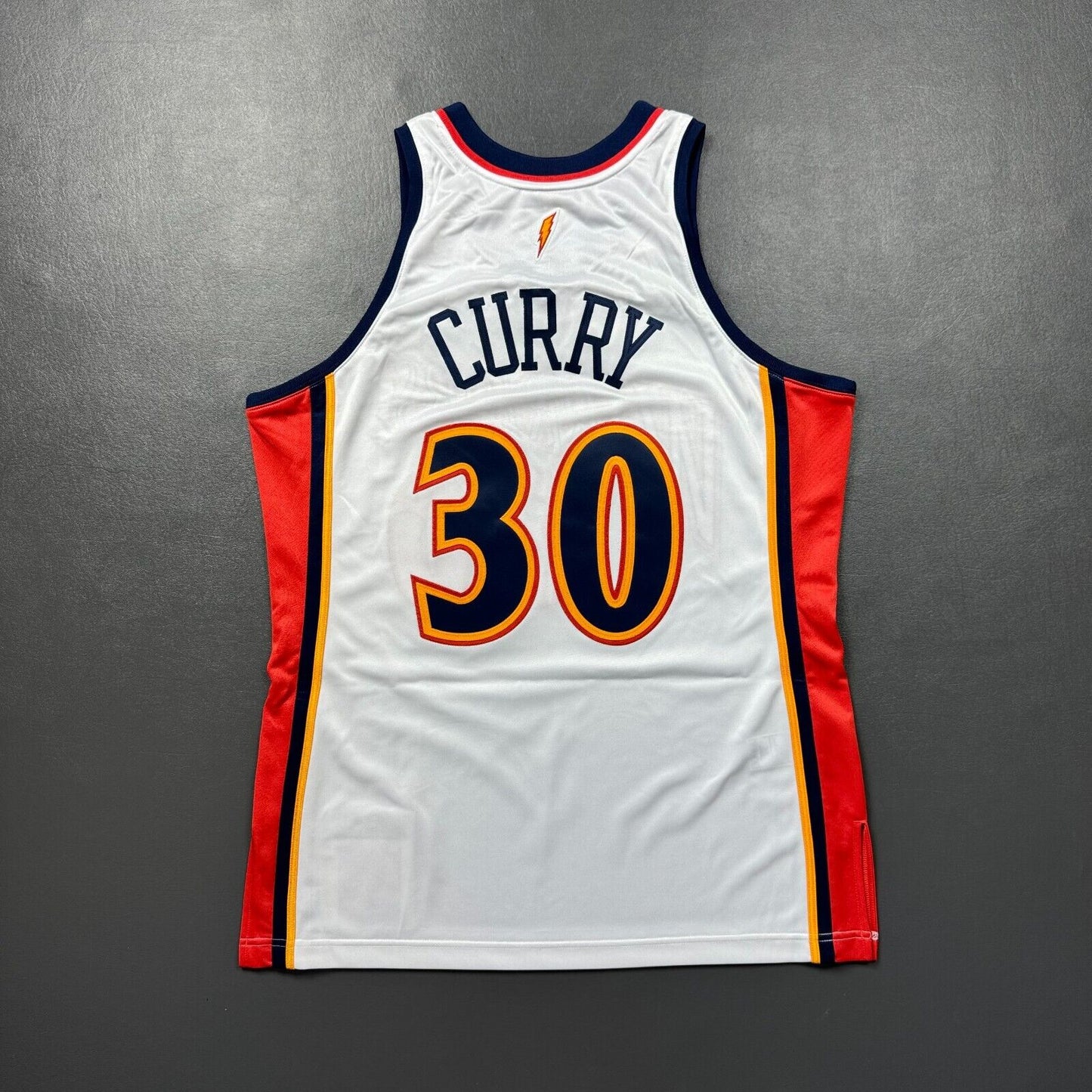 100% Authentic Stephen Curry Mitchell & Ness 09 10 Warriors Jersey Size 44 L Men