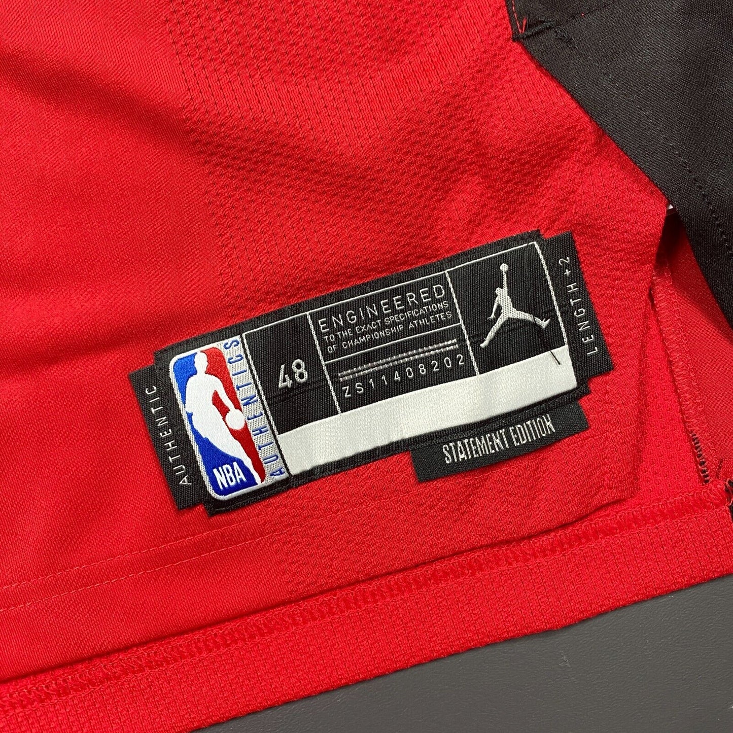 100% Authentic Damian Lillard Nike Portland Blazers Statement Jersey Size 48 L