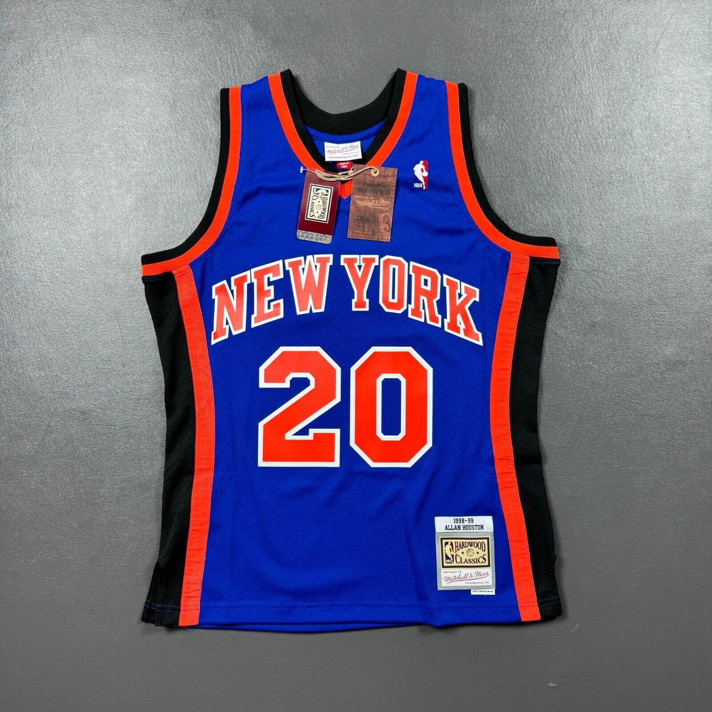 100% Authentic Allan Houston Mitchell Ness 98 99 New York Knicks Jersey M 40