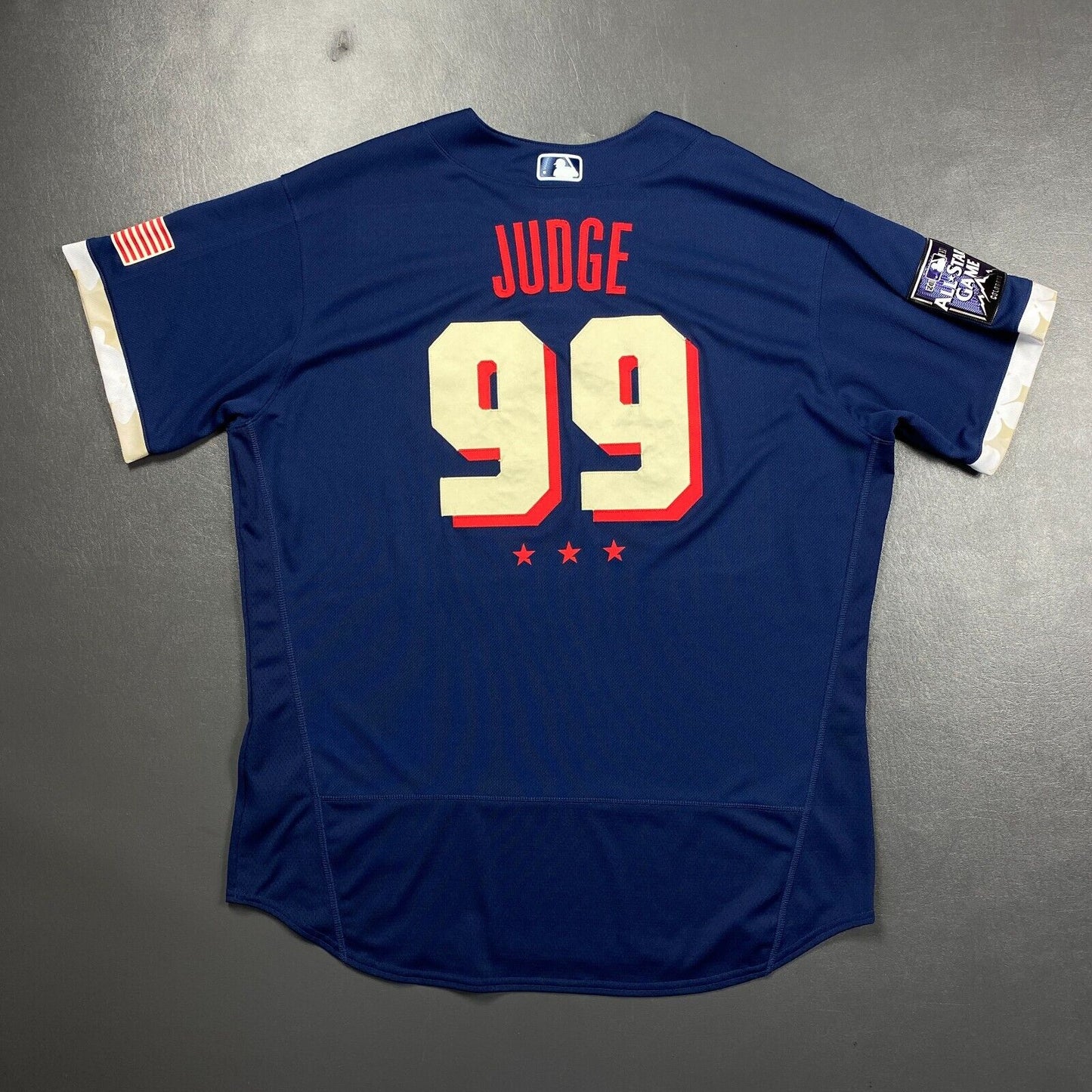 100% Authentic Aaron Judge 2021 MLB All Star Game NY Yankees Jersey Size 52 2XL