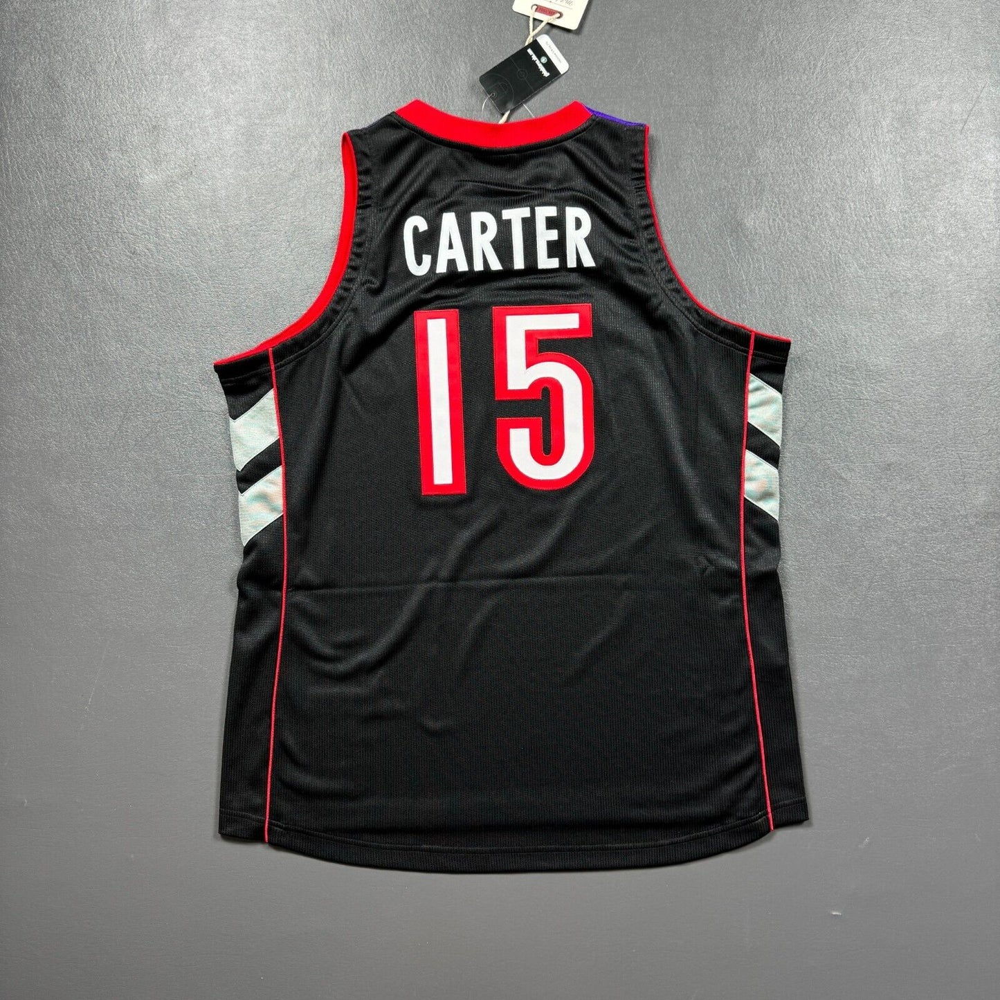 100% Authentic Vince Carter Mitchell & Ness 99 00 Raptors Jersey Size 48 XL Mens