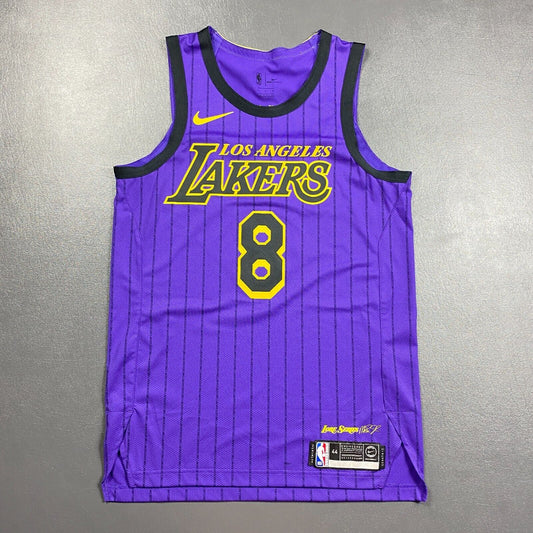 100% Authentic Kobe Bryant Nike Los Angeles Lore City Lakers Jersey 44 M Mens