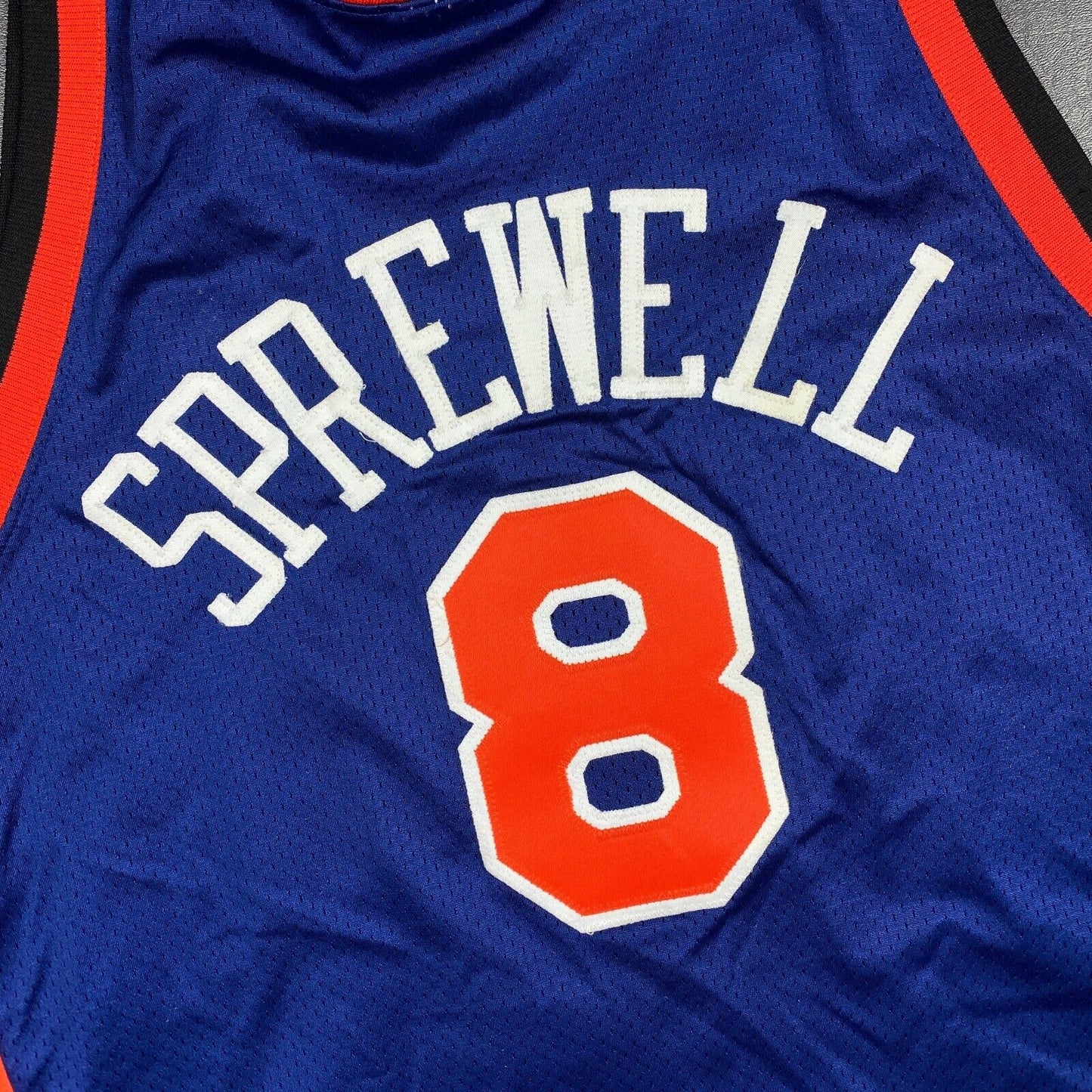 100% Authentic Latrell Sprewell Vintage Puma New York Knicks Jersey Size 48 XL