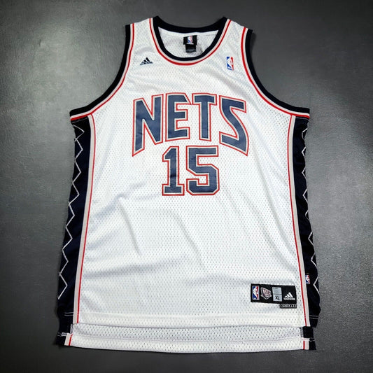 100% Authentic  Vince Carter Vintage Adidas New Jersey Nets Jersey Size XL Mens