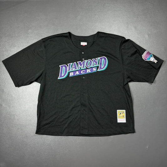 100% Authentic Randy Johnson Mitchell Ness 1999 Diamondbacks BP Jersey 56 3XL