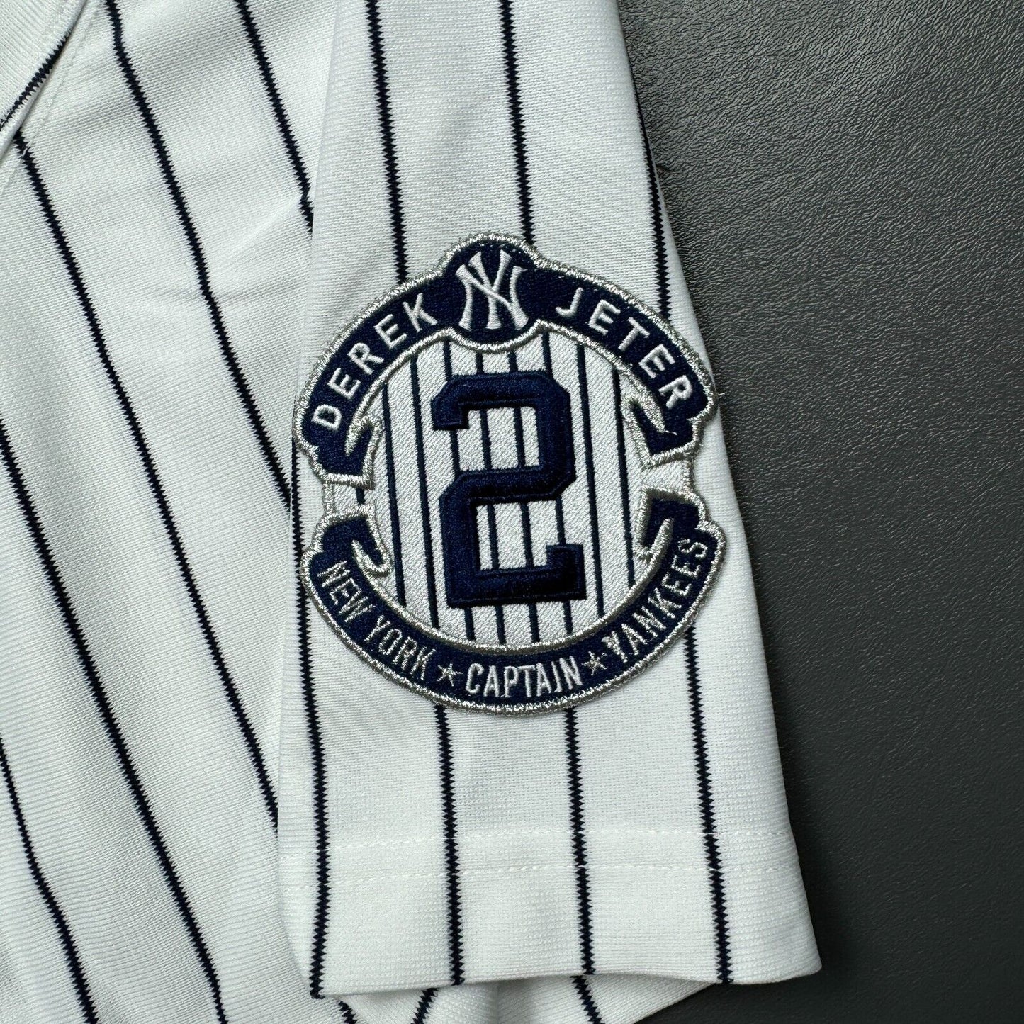 100% Authentic Ichiro Suzuki Mitchell Ness 2014 NY Yankees Jersey Size 48 XL