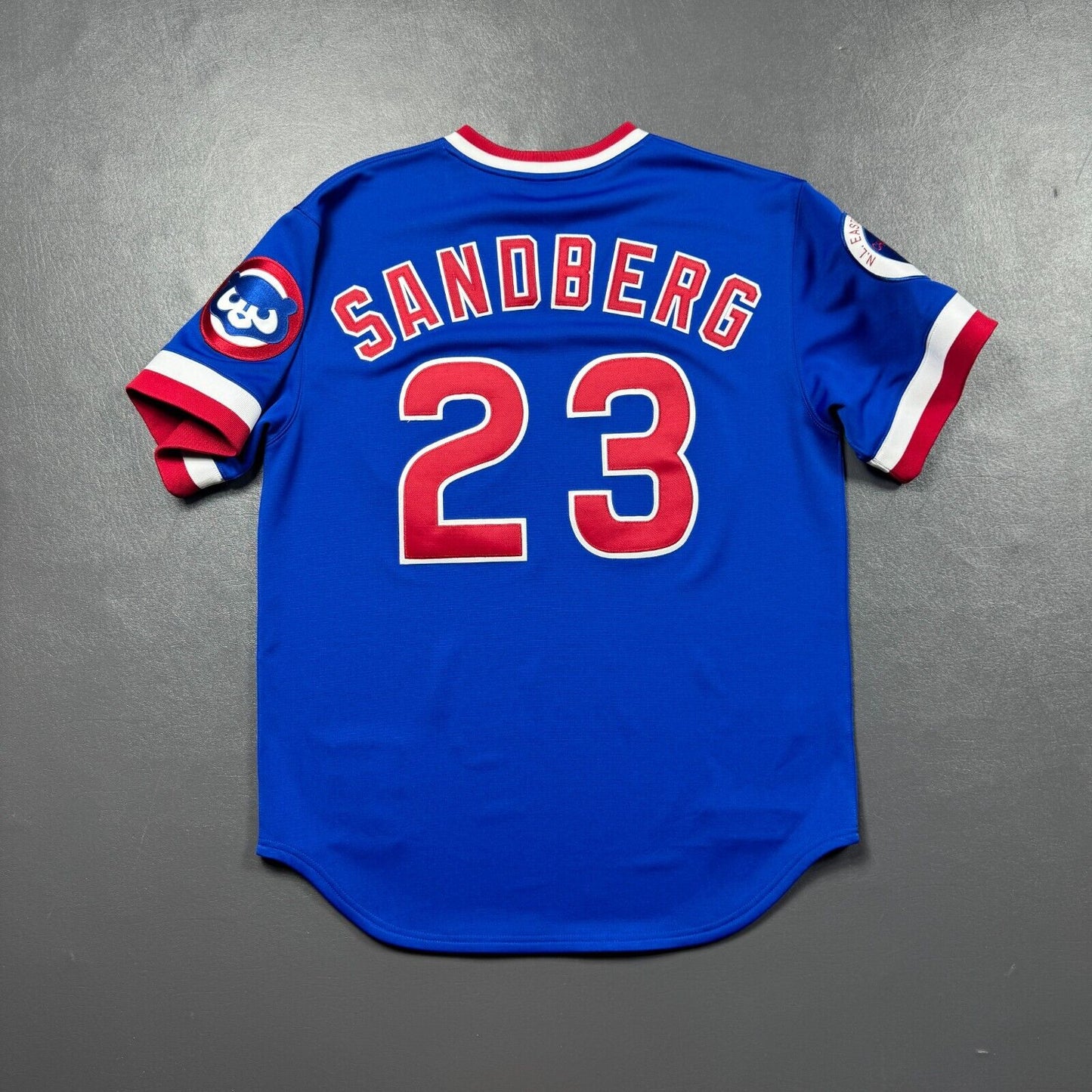 100% Authentic Ryne Sandberg Mitchell & Ness 1984 Chicago Cubs Jersey Size 44 L