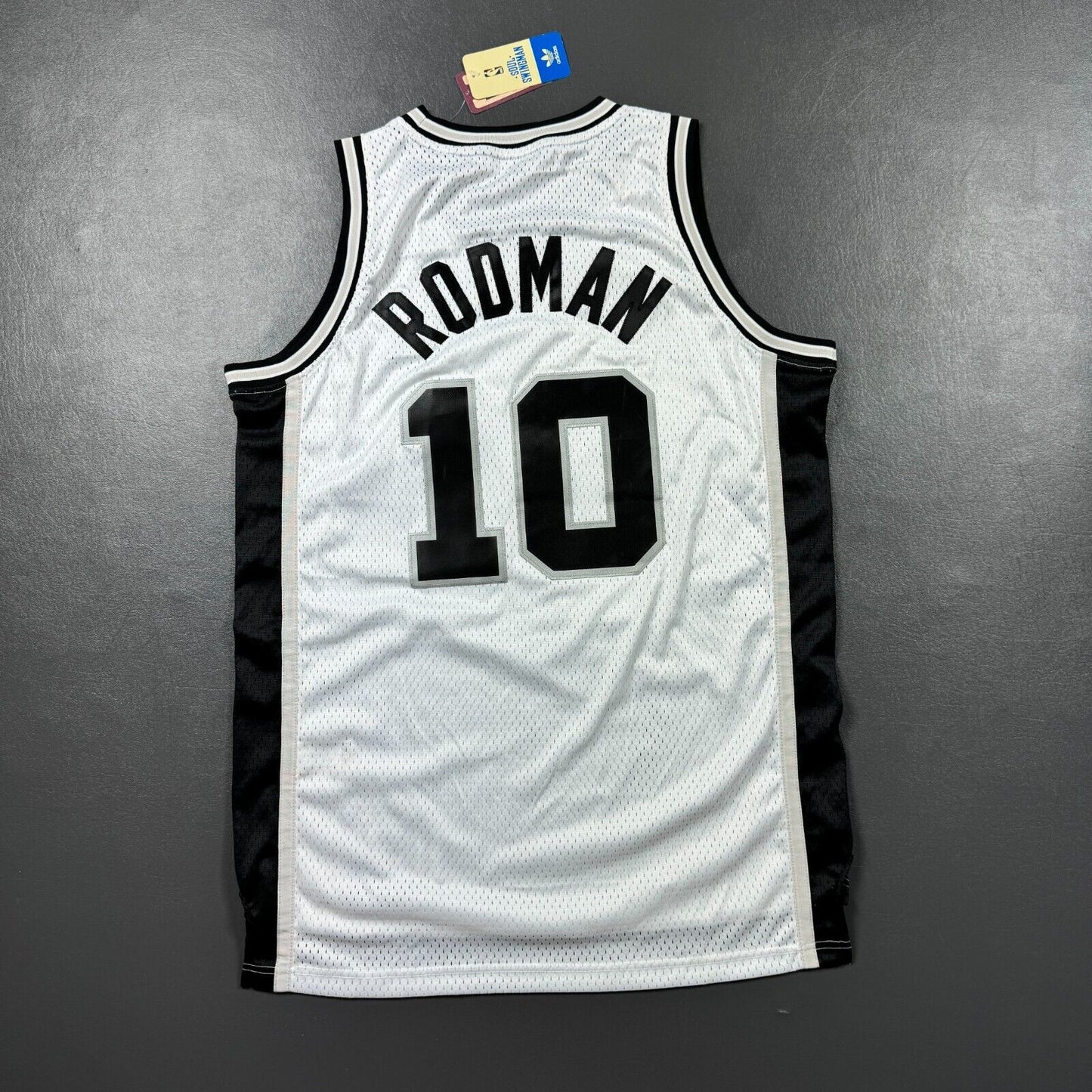 100% Authentic Dennis Rodman Vintage Adidas 93 94 Spurs Jersey Size L Mens