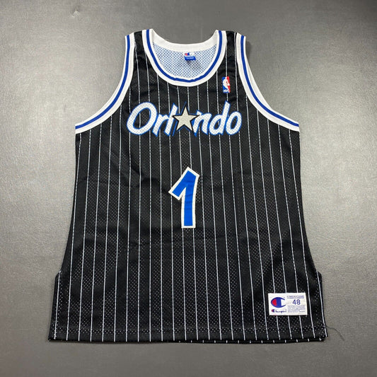 100% Authentic Penny Hardaway Vintage Champion Orlando Magic Jersey Size 48 L XL