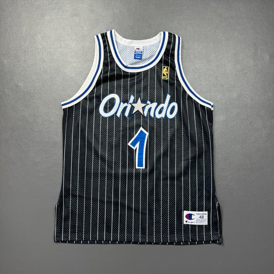 100% Authentic Penny Hardaway Vintage Champion 96 97 Magic Jersey Size 48 L XL