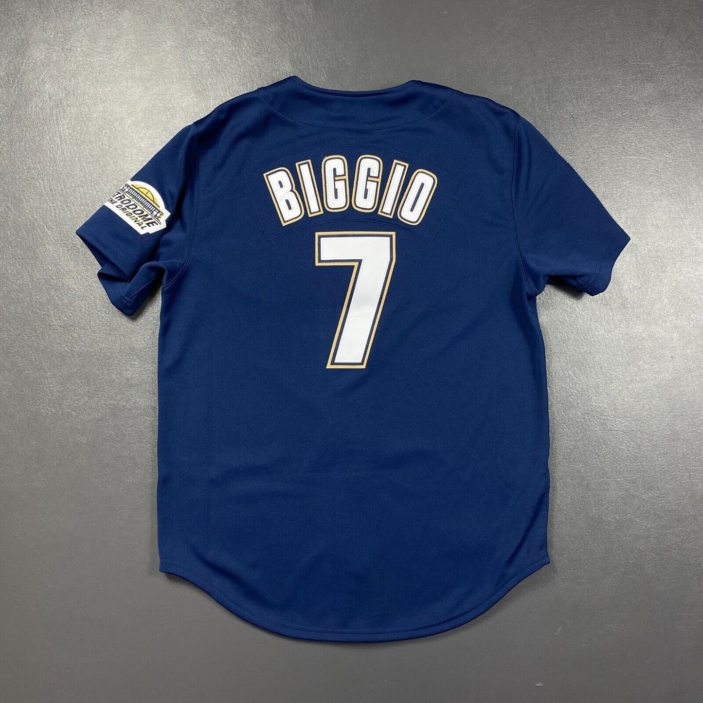 100% Authentic Craig Biggio Mitchell & Ness 1994 Houston Astros Jersey L 44 Mens