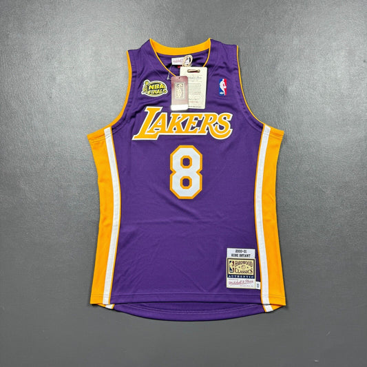 100% Authentic Kobe Bryant Mitchell Ness 00 01 Finals LA Lakers Jersey Size 40 M