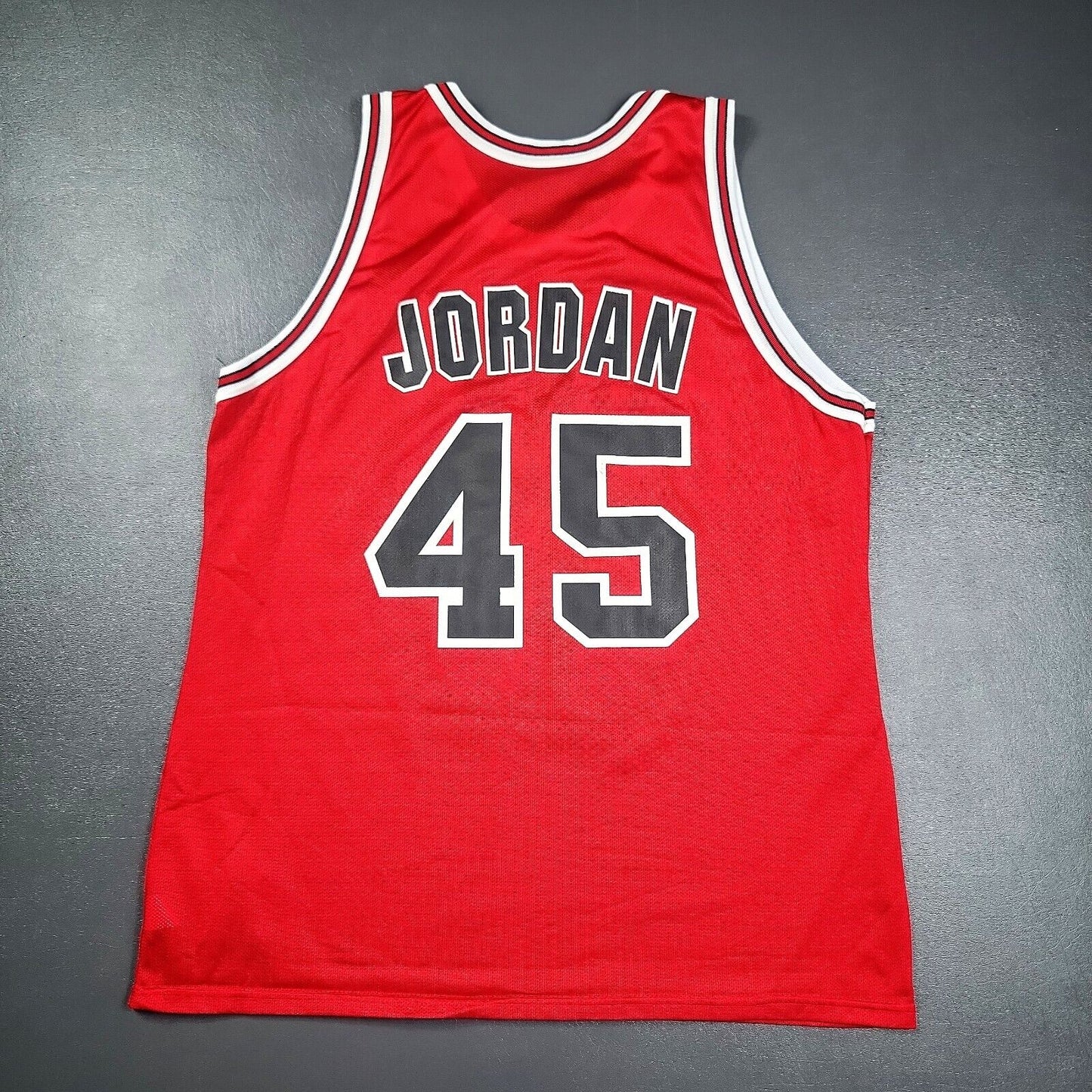 100% Authentic Michael Jordan Vintage Champion 94 95 Bulls Jersey Size 48 L XL