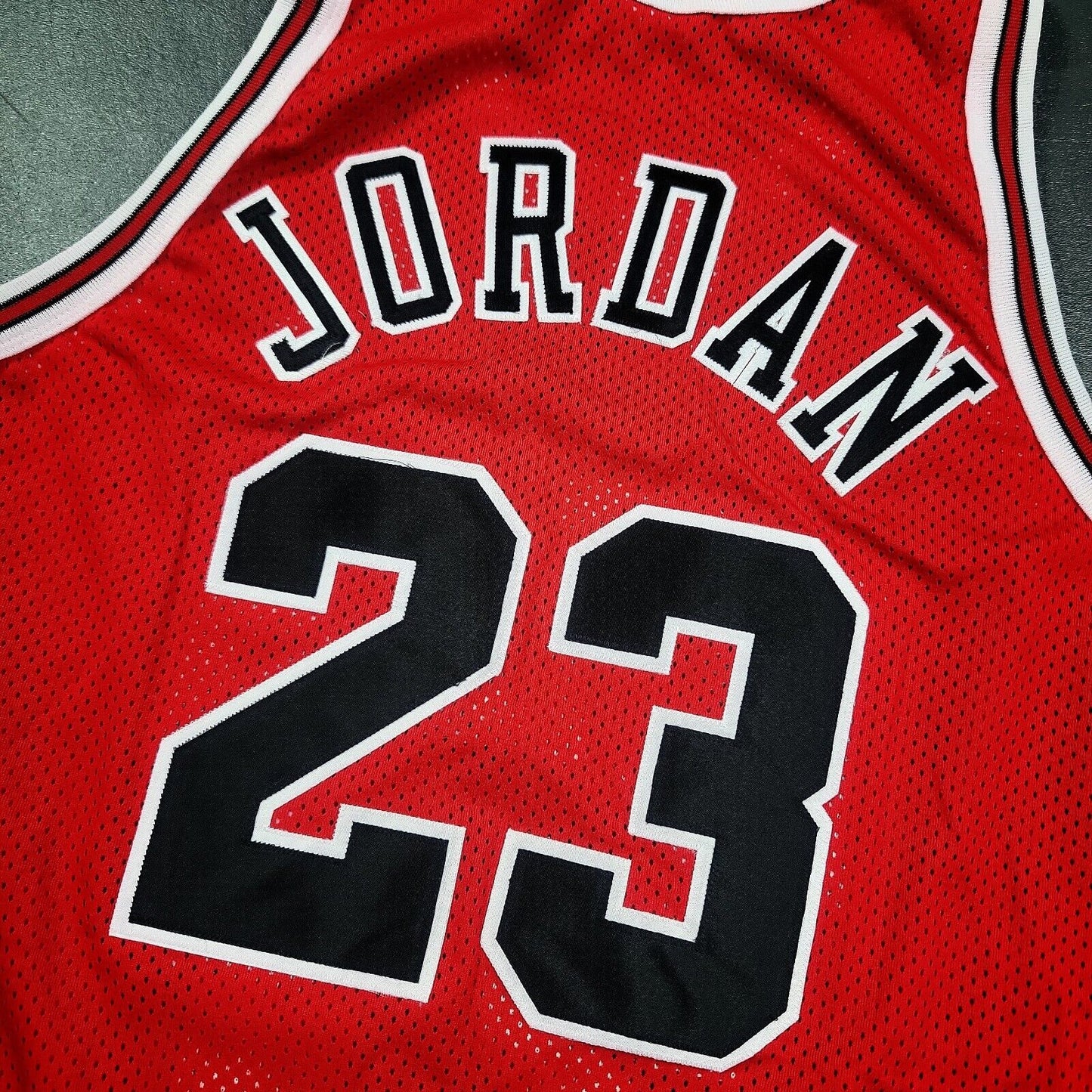 100% Authentic Michael Jordan Vintage Champion Bulls Jersey 48 L XL Mens