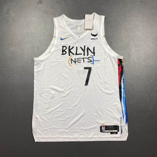 100% Authentic Kevin Durant Nike Brooklyn Nets City Jersey Size 52 XL Webull Men